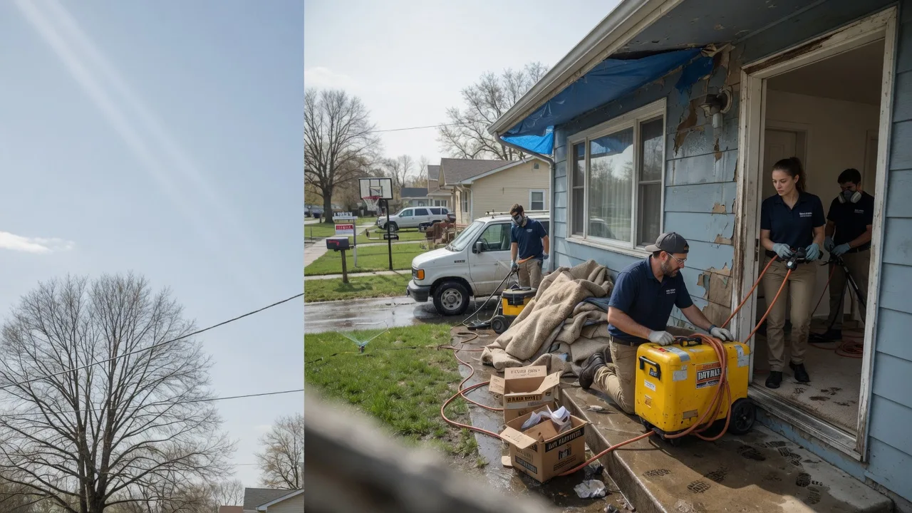 Basement Flood Cleanup in Dry Prong, LA near me